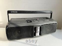 Hitachi CX-200W Stéréo Boombox Lecteur CD Radio FM MW LW Vintage Rétro