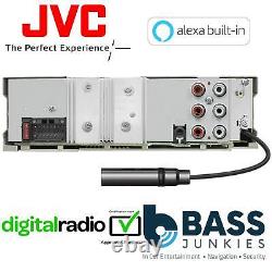 JVC KD-DB912BT Radio DAB+ & Antenne Bluetooth CD MP3 USB AUX IN pour lecteur stéréo de voiture