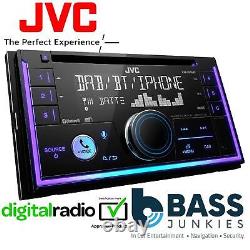 JVC KW-DB95BT Autoradio DAB Bluetooth CD USB MP3 Double Din Aérien
