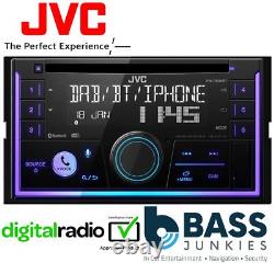 JVC KW-DB95BT Autoradio DAB Bluetooth CD USB MP3 Double Din Aérien