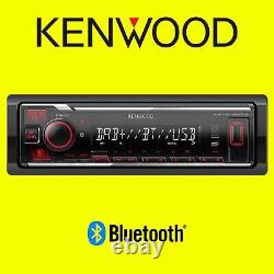 Kenwood Voiture Stereo Lecteur Multimédia Usb Sans Mechless Bluetooth Dab Radio Kmm-bt408dab