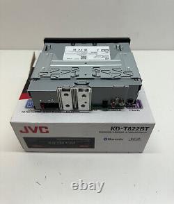 LECTEUR DE RADIO STEREO TUNER JVC CAR CD USB UNITÉ KD-T822BT OP BLUETOOTH iPHONE