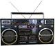 Lasonic Trc-975 Boombox Stéréo Radio Lecteur Enregistreur De Cassettes Testé D'occasion