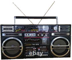 Lasonic TRC-975 Boombox Stéréo Radio Lecteur Enregistreur de Cassettes Testé d'Occasion