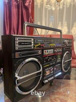Lasonic TRC-975 Boombox Stéréo Radio Lecteur Enregistreur de Cassettes Testé d'Occasion
