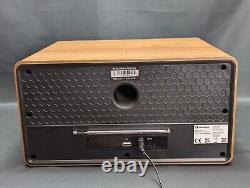 Lecteur CD et radio Hi-Fi stéréo Auna au style vintage en très bon état, accessoire de film