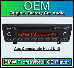 Lecteur CD professionnel BMW pour la voiture stéréo BMW Série 1, radio de voiture BMW E81 E82 E87 E88 AUX