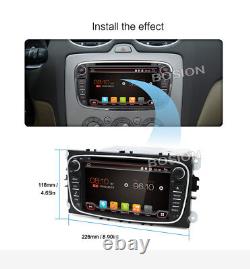 Lecteur DVD GPS Stéréo Radio Android 10.0 2 DIN Ford Focus Mondeo C S-Max Galaxy