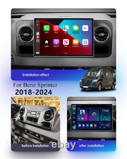 Lecteur GPS Radio Stéréo 13,3 pouces Nav Wifi 4+64 Go pour Mercedes-Benz Sprinter 2018-2024