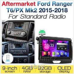 Lecteur MP3 de voiture Android pour Ford Ranger T6 PX Mk2 Radio Stereo Head Unit Fascia A