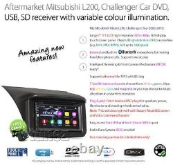 Lecteur de DVD USB MP3 pour voiture Mitsubishi L200 ML MN Kit d'installation stéréo radio Facia ISO