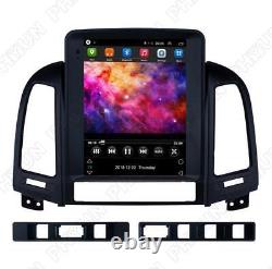 Lecteur de Radio Stéréo Vertical 9,7'' GPS WiFi DAB FM pour Hyundai Santa Fe 2005-2012