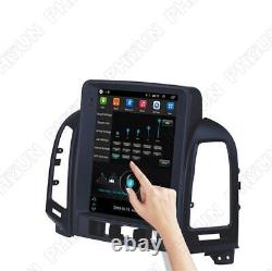 Lecteur de Radio Stéréo Vertical 9,7'' GPS WiFi DAB FM pour Hyundai Santa Fe 2005-2012