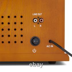 Lecteur de disques Vinyle Radio DAB+ Cassette USB Bluetooth Denver MRD-51BT