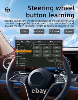 Lecteur de radio stéréo de voiture 7 pouces 2 Din avec écran tactile pour Apple Carplay Android Auto + Caméra