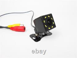 Lecteur de radio stéréo de voiture 7 pouces 2 Din avec écran tactile pour Apple Carplay Android Auto + Caméra
