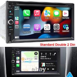Lecteur de radio stéréo voiture CD DVD BT sans fil Carplay Android Auto + DAB + Antenne