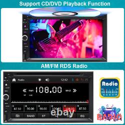 Lecteur de radio stéréo voiture CD DVD BT sans fil Carplay Android Auto + DAB + Antenne