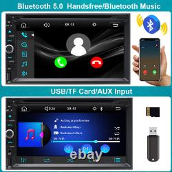 Lecteur de radio stéréo voiture CD DVD BT sans fil Carplay Android Auto + DAB + Antenne