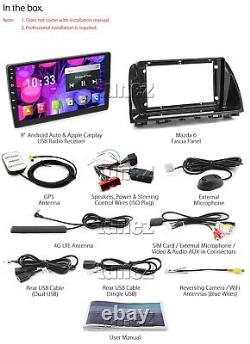 Lecteur de voiture Android MP3 9 pour Mazda 6 GJ 2012-2014 GPS Unité principale stéréo radio KT