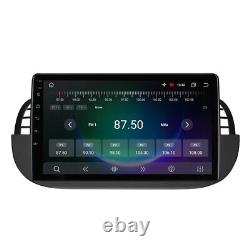 Lecteur radio stéréo de voiture amélioré avec Wi-Fi et navigation GPS pour Fiat 500