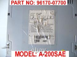 Mk1 08 09 Kia Picanto Lecteur CD Mp3 Radio Stéréo Unité Principale Décodée 96170-07700