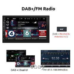 Mopect Dab+ Android 10 2 Din Voiture Stereo Radio Gps Mp5 Lecteur Touch Écran 2+16g