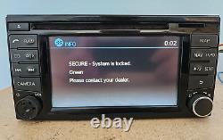 Nissan Juke Lcn2 Navigation par satellite Bluetooth Autoradio Lecteur CD stéréo 25915bx80b