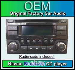 Nissan NV200 lecteur CD radio stéréo Bluetooth avec Code 28185BH30D AGC-0071RF