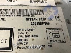 Nissan Note E11 Facelift 07-12 Unité principale de lecteur CD stéréo radio 25915BH50B
