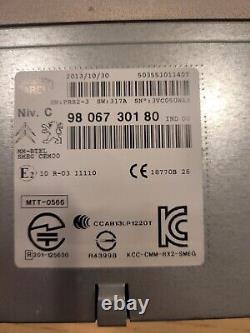 Peugeot 208 2012 2019 Authentique Lecteur CD Stéréo Radio Unité Principale 9806730180