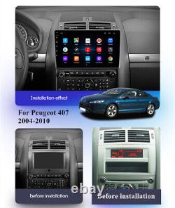 Pour 2004-2010 Peugeot 407 Stereo Radio Gps Navigation 1+16 Go Lecteur 9android 11