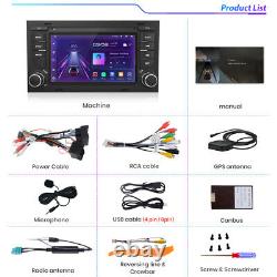 Pour AUDI A4 2002-2007 7'' Android 12 Lecteur Radio Stéréo de Voiture GPS SAT NAV 1+32G