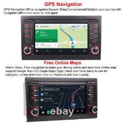 Pour Audi A4 S4 RS4 SEAT EXEO Sat Nav Android 13 Lecteur stéréo radio de voiture DAB+ GPS