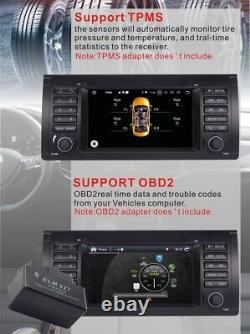 Pour BMW E39 X5 E53 Android12 Autoradio Lecteur Carplay GPS Sat Nav BT DAB+