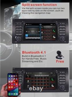 Pour BMW E39 X5 E53 GPS Sat Navi Android 12 WIFI Carplay Car Stereo Radio Player