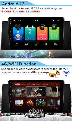 Pour Bmw E39 E53 M5 X5 Android 12.0 Lecteur De Radio De Voiture Gps Sat Nav Stereo Chef D'unité