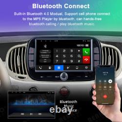 Pour Fiat 500 2016-2019 Lecteur Radio Stéréo Android 13 Wifi GPS CarPlay Navi