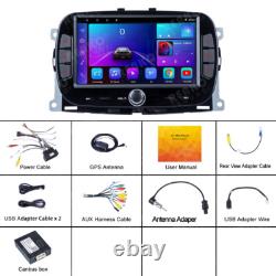 Pour Fiat 500 2016-2019 Lecteur Radio Stéréo Android 13 Wifi GPS CarPlay Navi