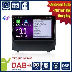 Pour Ford Fiesta Carnaval Android13 Lecteur Radio Stéréo de Voiture GPS Nav Bluetooth DAB