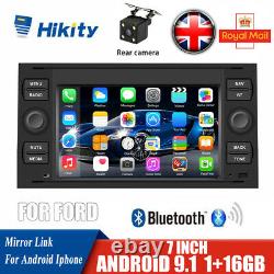 Pour Ford Transit Fiesta Focus Car Radio Stereo 7 Android 9.1 Gps Navi Avec Caméra
