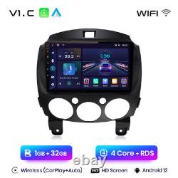 Pour Mazda 2 2007-2013 Android 2Din Autoradio Lecteur GPS Navi BT WiFi DAB+