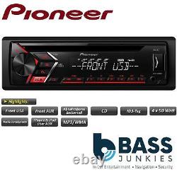 Pour Nissan Micra K11 92-03 Kit lecteur radio CD MP3 USB Pioneer 4x50W pour voiture