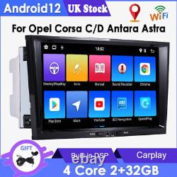 Pour Opel Corsa Antara Astra Android 12 7 Voiture Stereo Radio Player Gps Sat Nav Bt