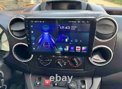 Pour Peugeot Partner 2008-2018 Autoradio Carplay Apple Android13 Lecteur GPS