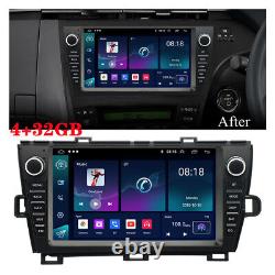 Pour Toyota Prius 2010-2015 Radio Stéréo GPS Nav Wifi FM Carplay 4+32GB Lecteur 9