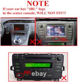 Pour Toyota Prius 2010-2015 Radio Stéréo GPS Nav Wifi FM Carplay 4+32GB Lecteur 9