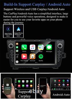 Pour Toyota Prius 2010-2015 Radio Stéréo GPS Nav Wifi FM Carplay 4+32GB Lecteur 9