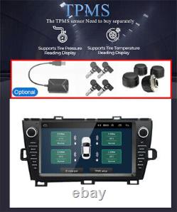 Pour Toyota Prius 2010-2015 Radio Stéréo GPS Nav Wifi FM Carplay 4+32GB Lecteur 9