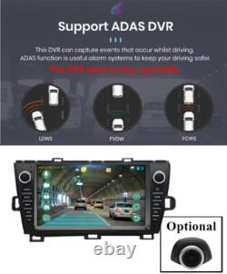Pour Toyota Prius 2010-2015 Radio Stéréo GPS Nav Wifi FM Carplay 4+32GB Lecteur 9